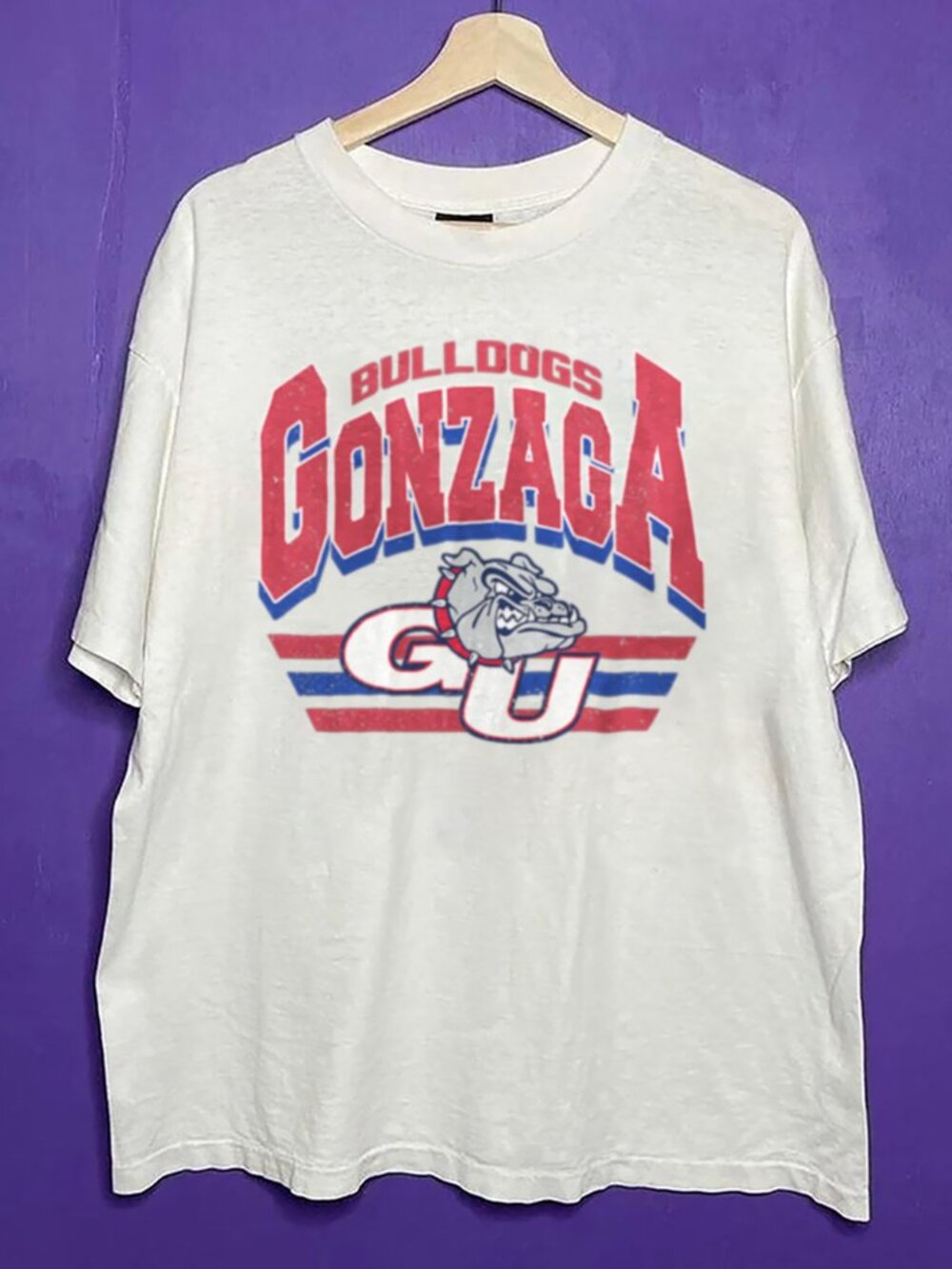 Vintage Gonzaga Bulldogs Basketball Shirt, Gonzaga University Men Women Shirt